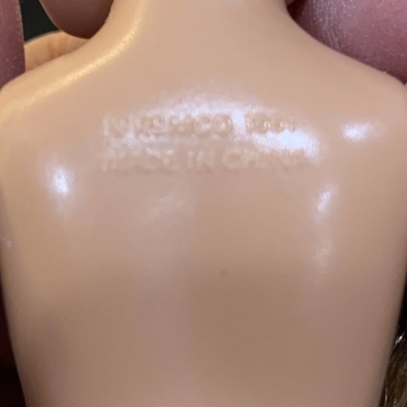 Remco Doll Toys Kid Brown Eyes Long Auburn Brown Hair 1992 Vintage - Picture 3 of 7